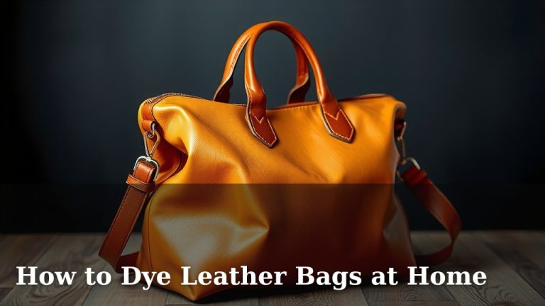 How to Dye Leather Bags at Home
