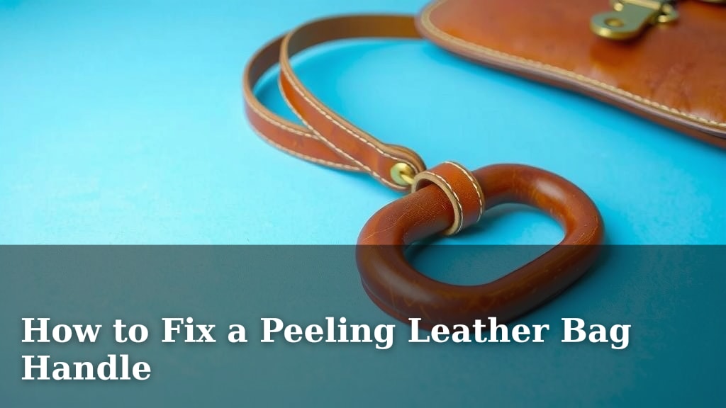 How to Fix a Peeling Leather Bag Handle