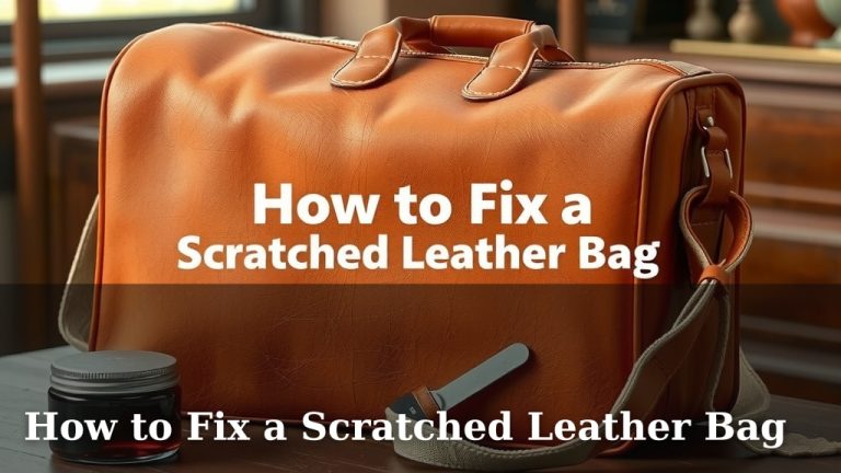 How to Fix a Scratched Leather Bag