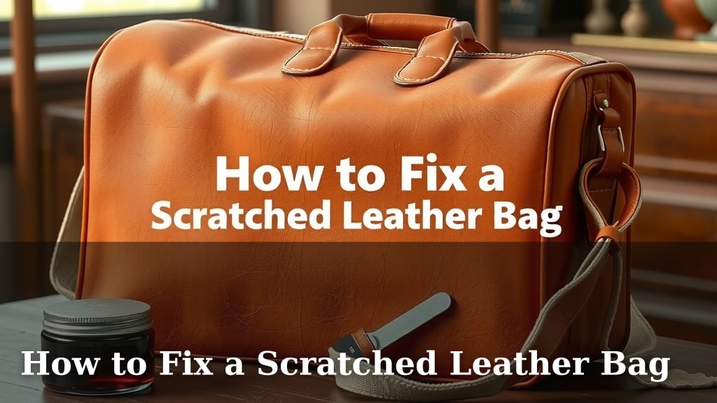 How to Fix a Scratched Leather Bag