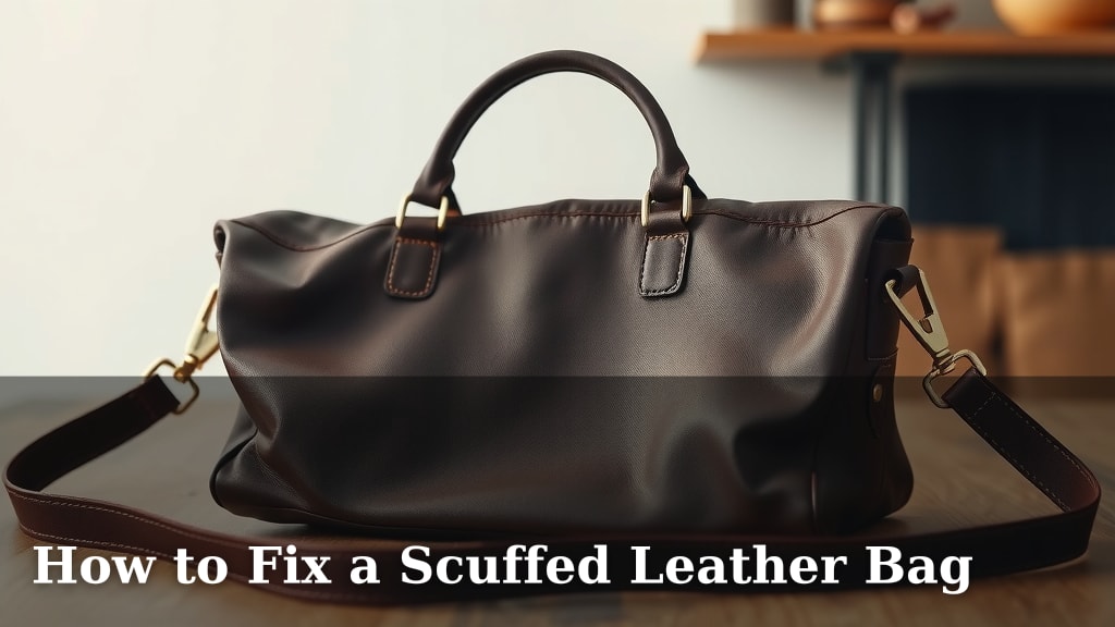 How to Fix a Scuffed Leather Bag