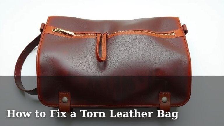 How to Fix a Torn Leather Bag