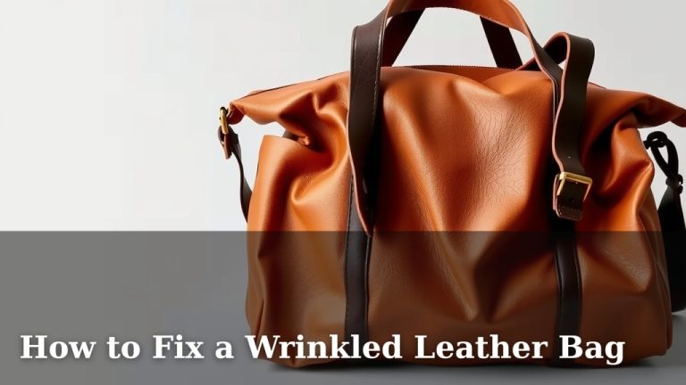 How to Fix a Wrinkled Leather Bag