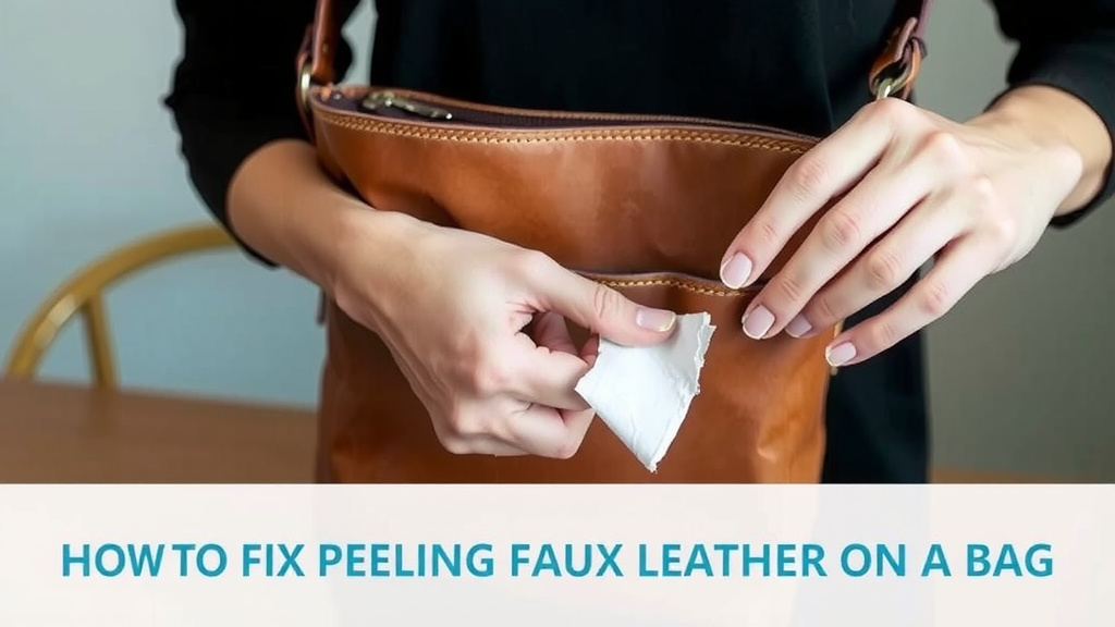 Reviving Your Faux Leather Bag: Fixing Peeling Spots