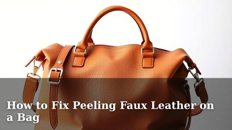 How to Fix Peeling Faux Leather on a Bag