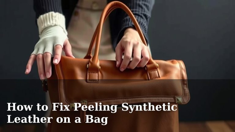 How to Fix Peeling Synthetic Leather on a Bag