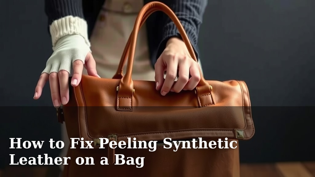 How to Fix Peeling Synthetic Leather on a Bag