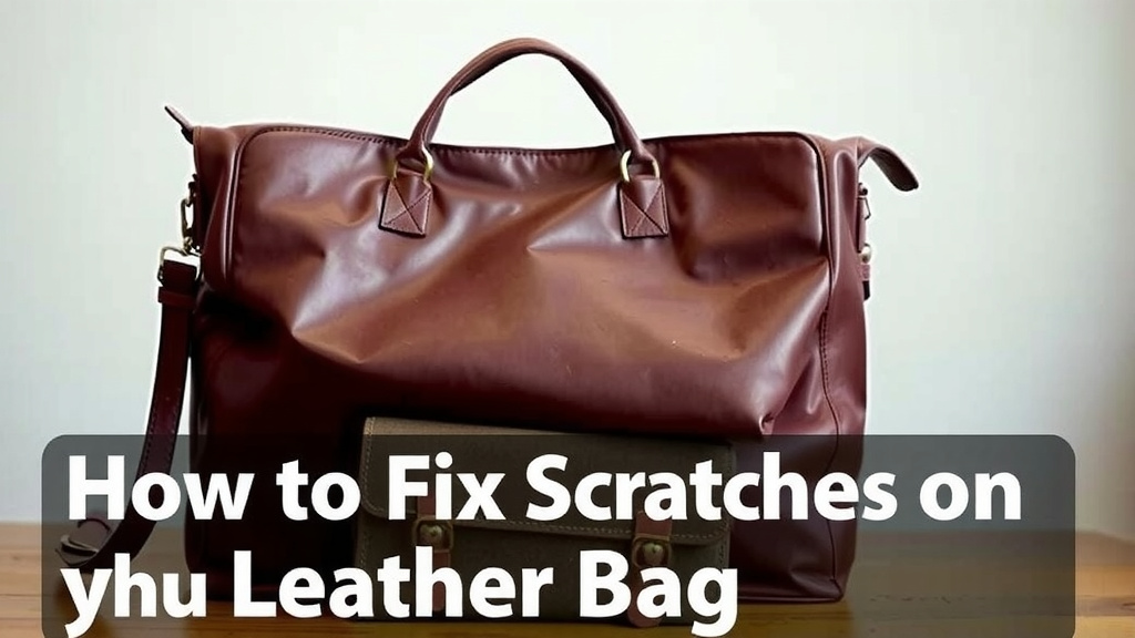 Restoring Your Leather Bag's Charm: Tackling Scratches and Scuffs