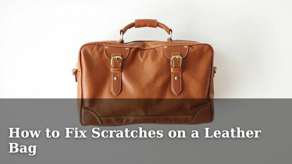 How to Fix Scratches on a Leather Bag