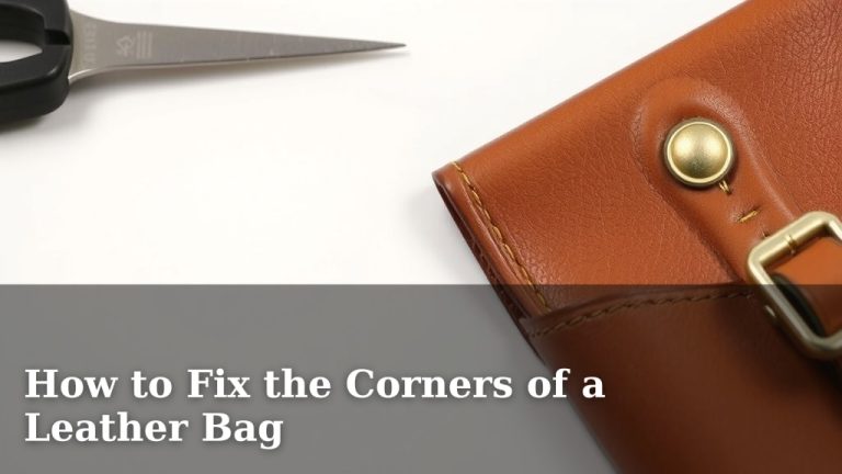 How to Fix the Corners of a Leather Bag