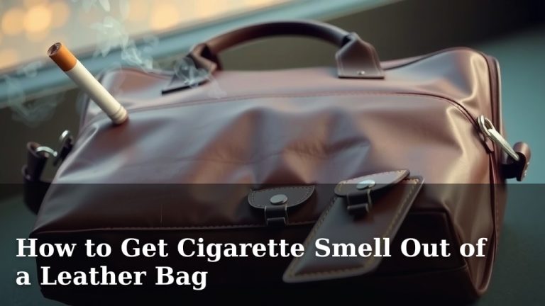 How to Get Cigarette Smell Out of a Leather Bag