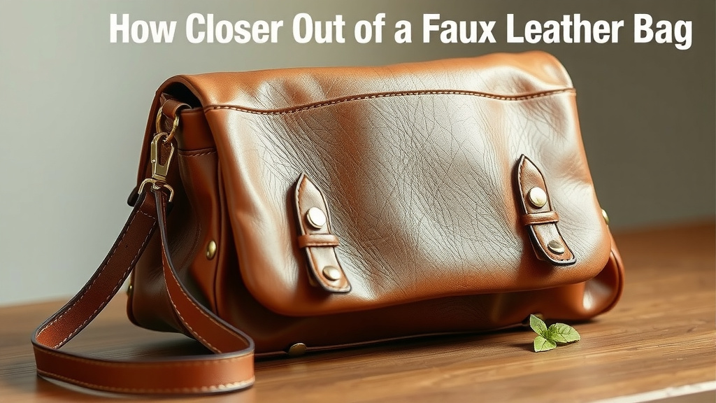 Smoothing Out Those Faux Leather Bag Creases