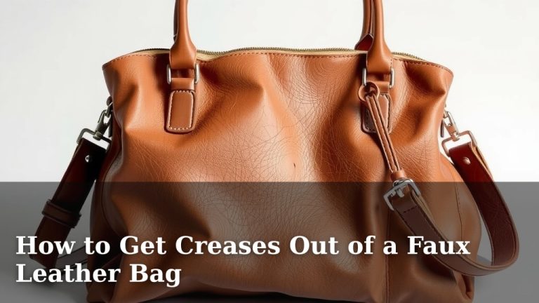 How to Get Creases Out of a Faux Leather Bag