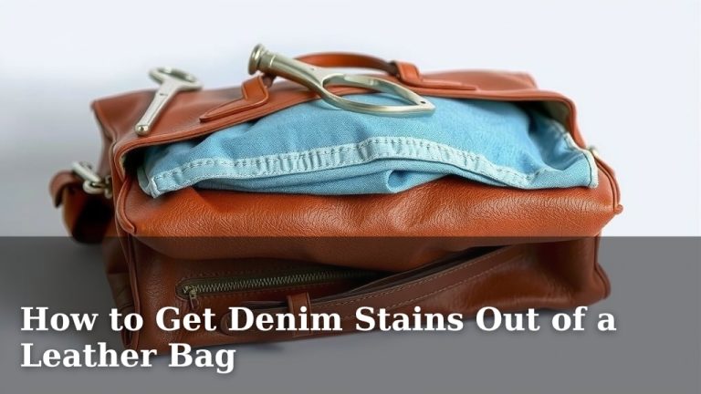 How to Get Denim Stains Out of a Leather Bag