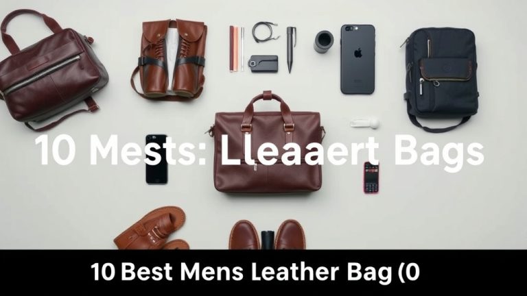 10 Best Mens Leather Bag [2026]