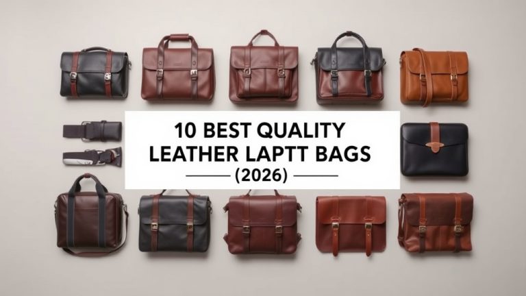 10 Best Quality Leather Laptop Bags [2026]