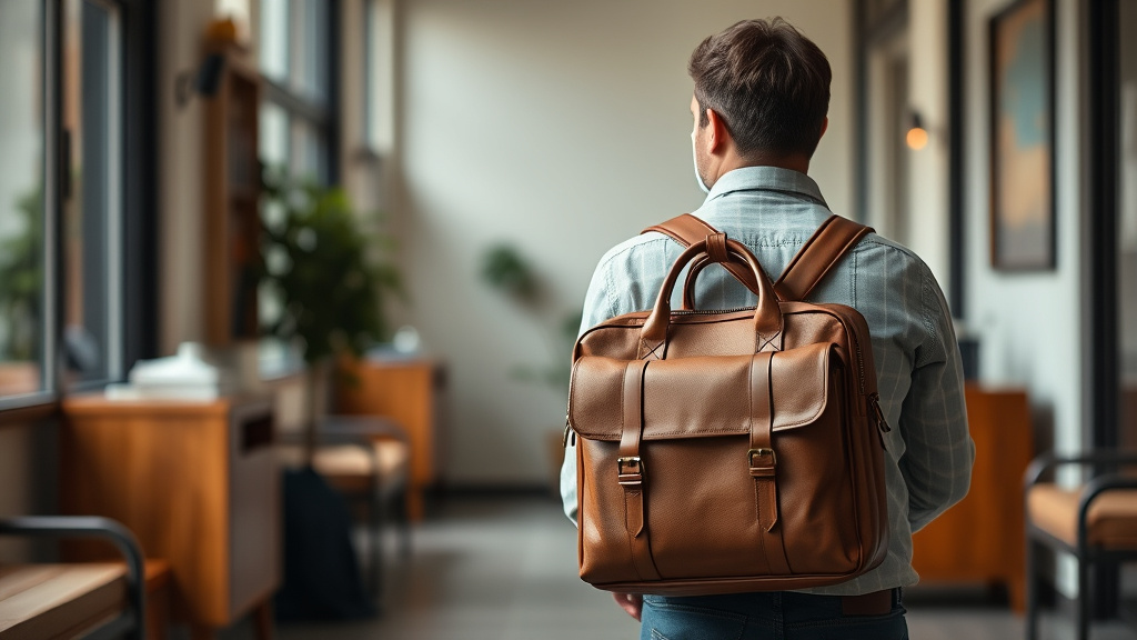 10 Leather Best Laptop Bags For Men [2026]