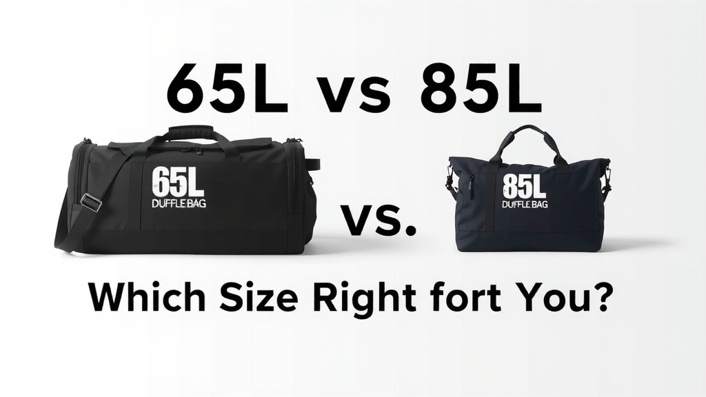 65L vs 85L Duffle Bag: Which Size Is Right for You