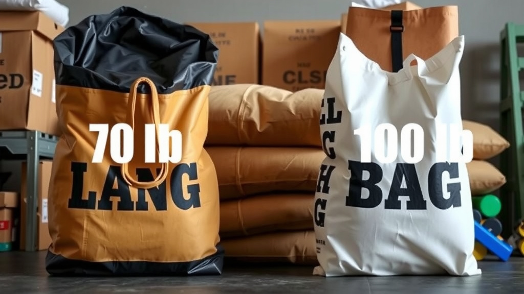 Comparing 70 lb and 100 lb Bags: Which Weight is Right for You?