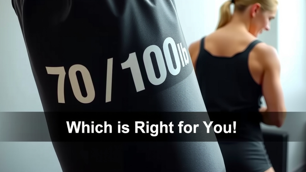 70 lb vs 100 lb Heavy Bag: Which is Right for You