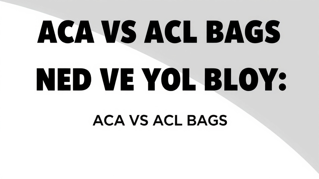 ACA vs ACL Bags: What's the Difference You Need to Know