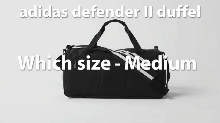 Adidas Defender III Duffel Small vs Medium: Which Size Is Right