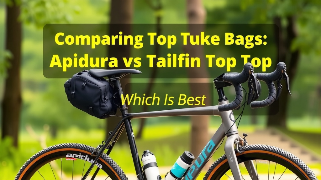 Comparing Top Tube Bags: Apidura Versus Tailfin
