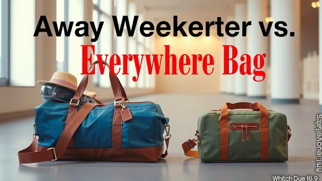 Comparing the Away Weekender and Everywhere Bag for Your Travels