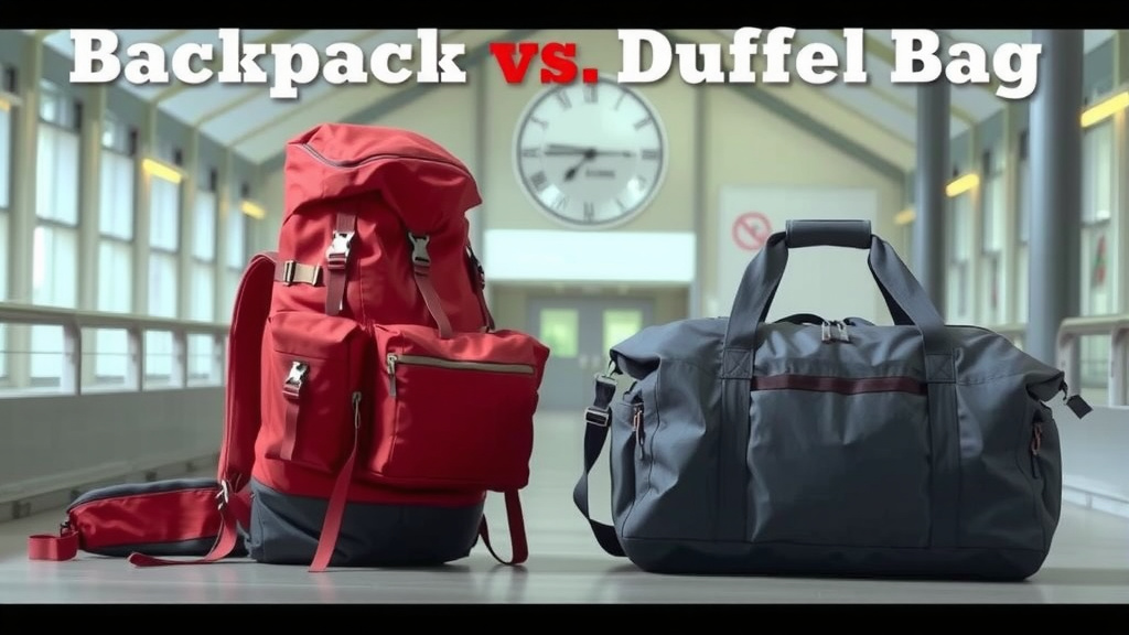 Backpack vs. Duffel Bag: Which Should You Choose?