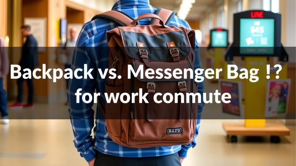 Backpack vs. Messenger Bag for Your Work Commute: What Reddit Says