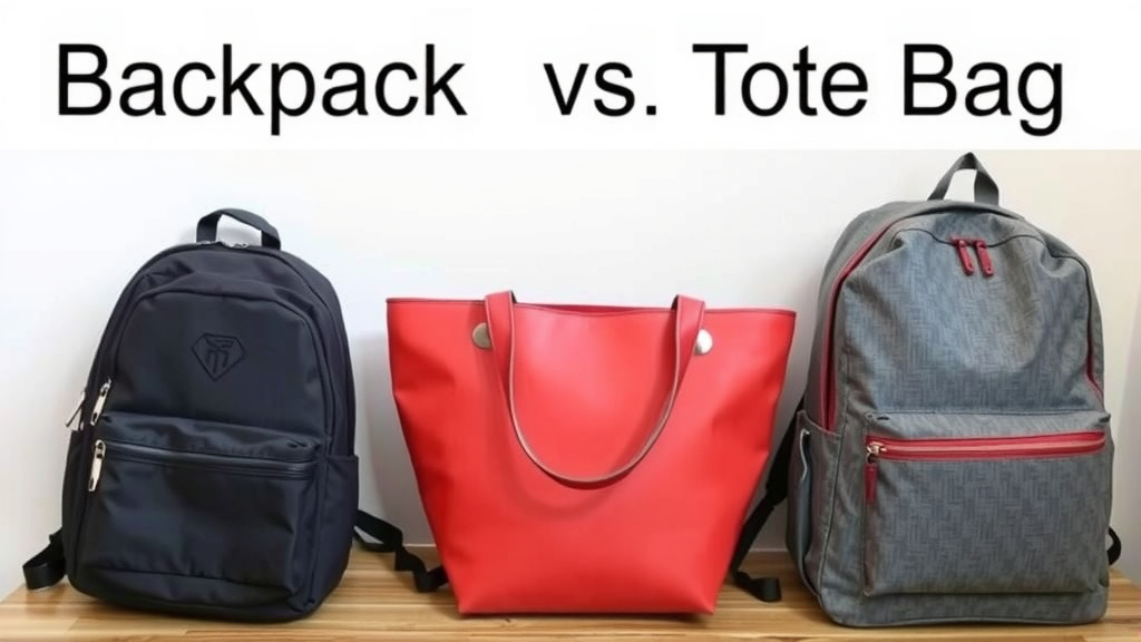 Backpack vs. Tote Bag: Which Carryall Wins?
