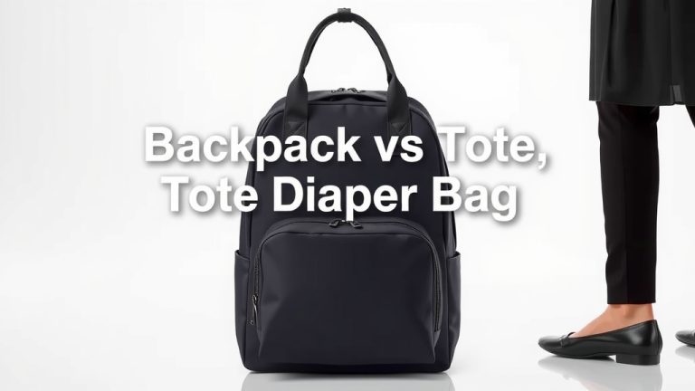 Backpack vs Tote Diaper Bag Which is Best for You