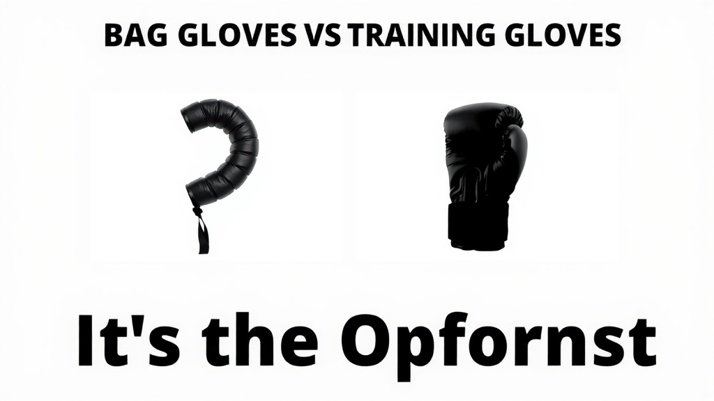 Bag Gloves vs Training Gloves: What's the Difference