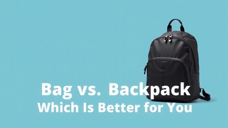 Bag vs Backpack Which Is Better for You
