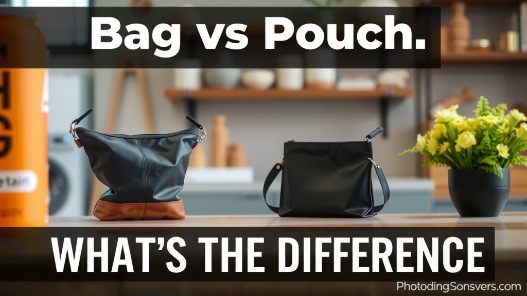Understanding the Difference: Bag vs. Pouch