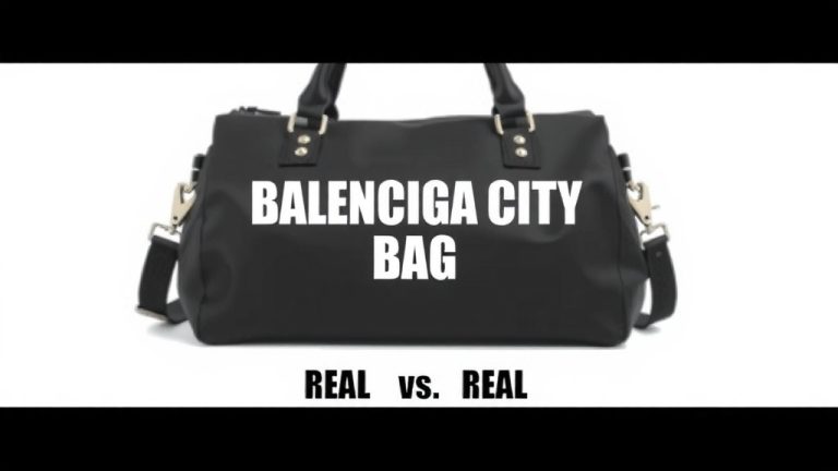 Balenciaga City Bag: Real vs Fake Guide