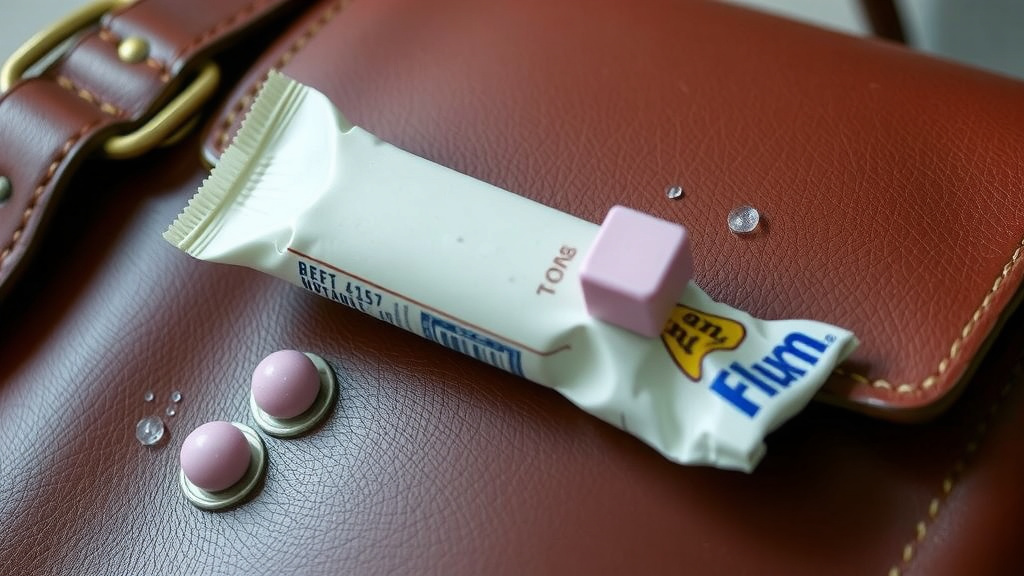 Tackling Stubborn Gum on Your Leather Bag