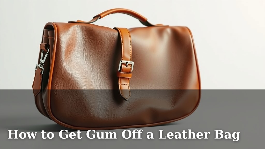 How to Get Gum Off a Leather Bag