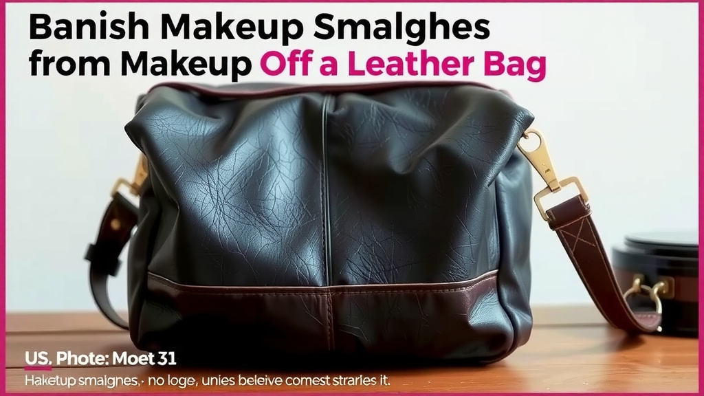 Banish Makeup Smudges from Your Leather Bag