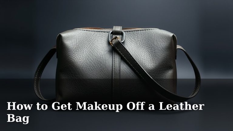 How to Get Makeup Off a Leather Bag