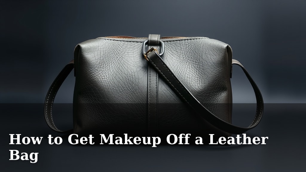 How to Get Makeup Off a Leather Bag