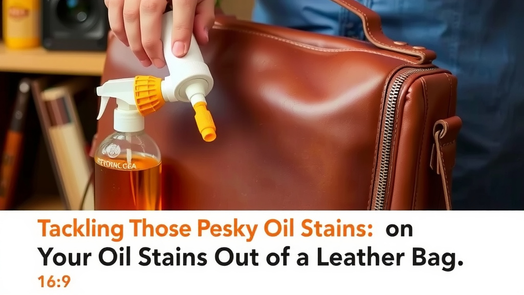 Tackling Those Pesky Oil Stains on Your Leather Bag