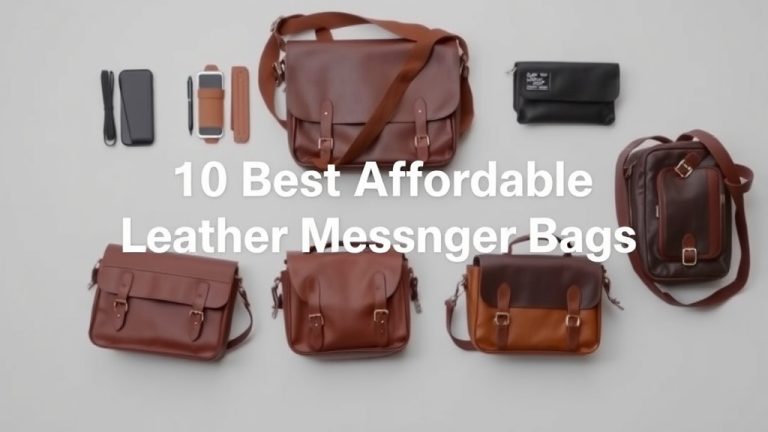 10 Best Affordable Leather Messenger Bags [2026]