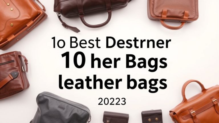 10 Best Designer Leather Bags [2026]