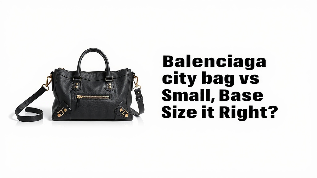 Balenciaga City Bag Small vs Medium: Which Size Is Right