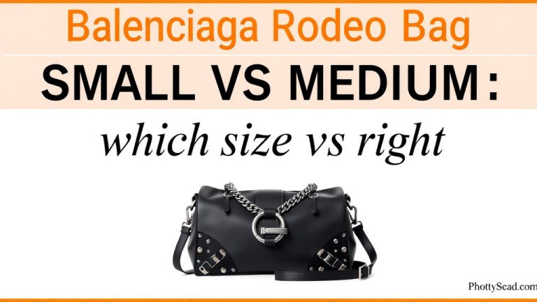 Balenciaga Rodeo Bag Small vs Medium: Which Size Is Right