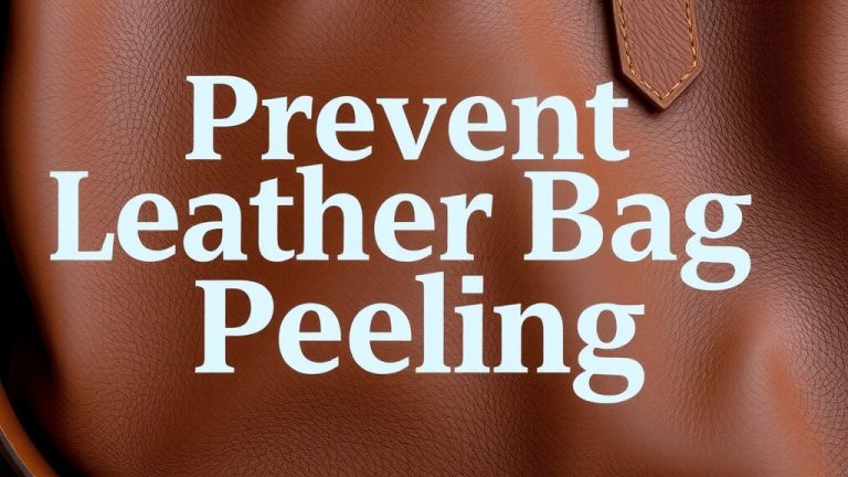 Prevent Leather Bag Peeling: Your Ultimate Care Guide
