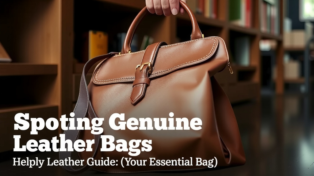 Spotting Genuine Leather Bags: Your Essential Guide