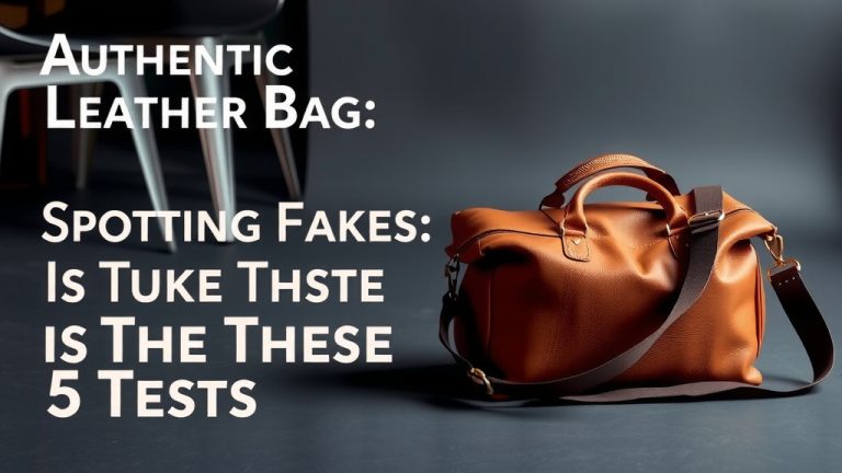 Authentic Leather Bag: Spotting Fakes With These 5 Tests