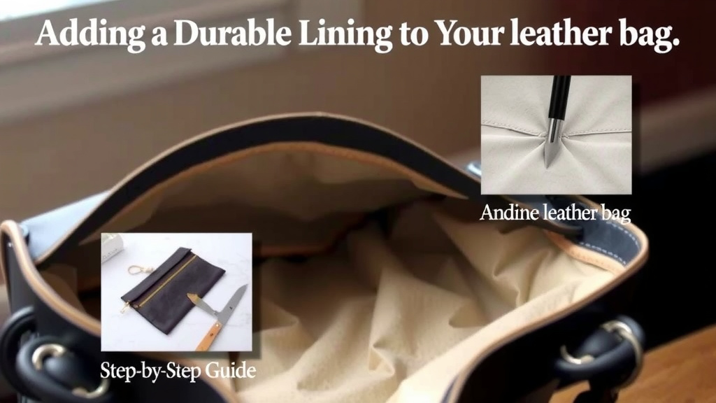 Adding a Durable Lining to Your Leather Bag